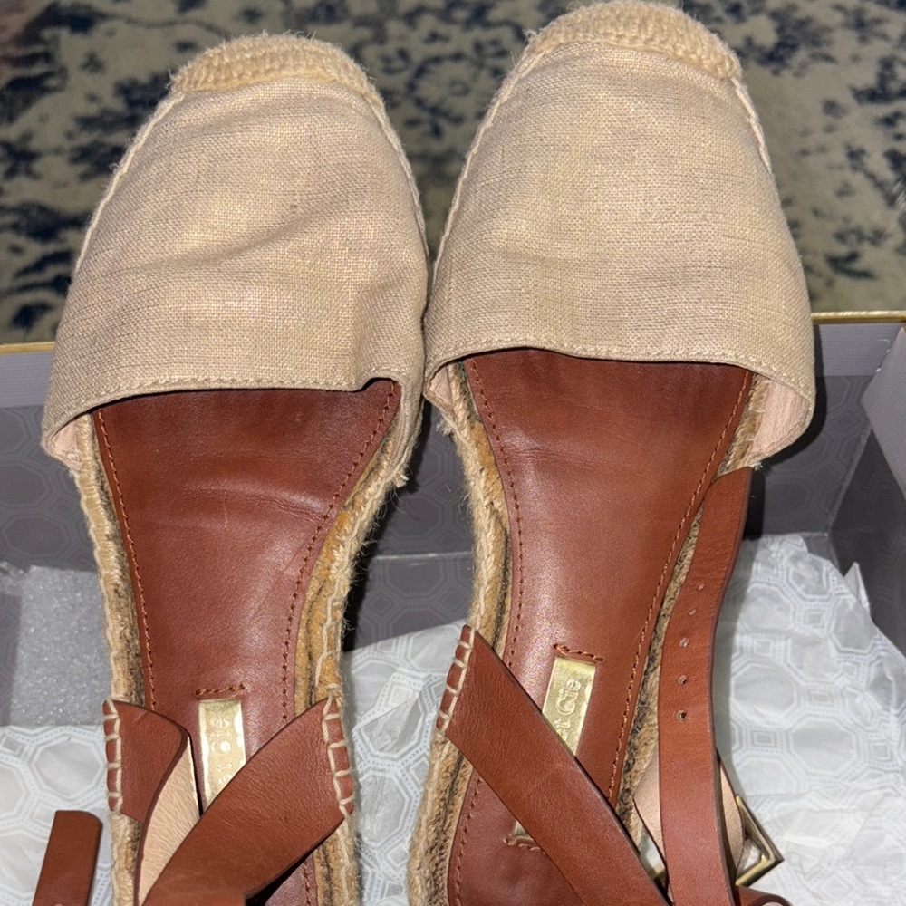 Women's Tan Espadrille Sandals